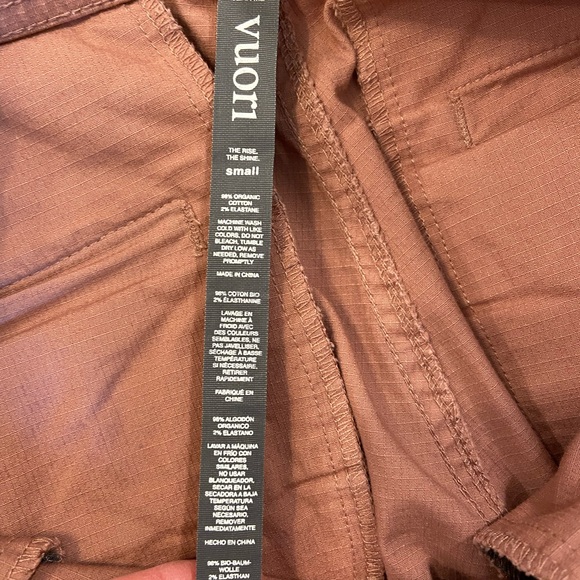 Vuori Womens Ripstop Pants Size Small Dusty Rose / Mauve - Picture 10 of 13